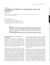 The Function and Regulation of Vasa-Like Genes in Germ-Cell C O M Development M E N