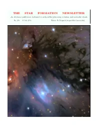 259 — 11 July 2014 Editor: Bo Reipurth (Reipurth@Ifa.Hawaii.Edu) List of Contents