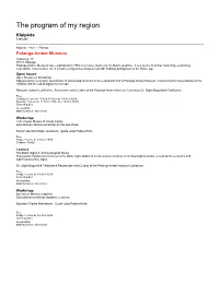 The Program of My Region