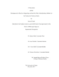 A Dissertation Entitled Development of a Reactive Oxygen Species