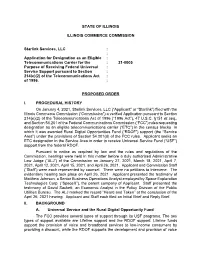 Application for Designation As an Eligible