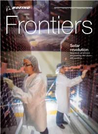 May 2016 | Volume 15, Issue 01 | Boeing.Com/Frontiers