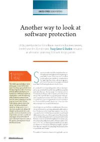 Another Way to Look at Software Protection