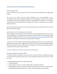 Avanade Recruitment and Hiring Privacy Statement