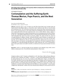 Contemplation and the Suffering Earth: Thomas Merton, Pope Francis, and the Next Generation