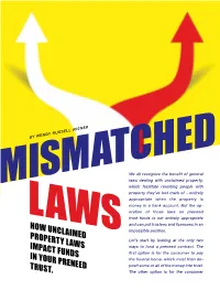 How Unclaimed Property Laws Impact Funds in Your Preneed Trust