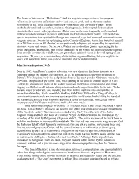Program Notes