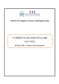 School of Computer Science and Engineering
