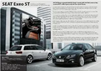 SEAT Exeo ST Twitter: @Carwriteups the Car Isn’T Quite As Handsome As the German Legend, but It’S Not Far O