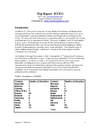Trip Report: ICCF11 Jim Corey, Jdcorey@Sandia.Gov Sandia National Laboratories Published By