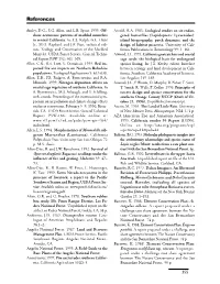 References and Appendices
