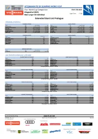 Extended Start List Prologue