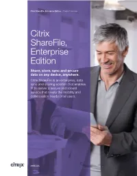 Sharefile Enterprise Overview