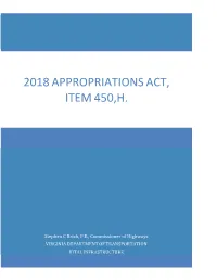 2018 VITAL Infrastructure Report to the General Assembly