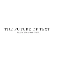 Future of Text Book 2020.Pdf