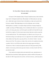 Matisyahu, Identity, and Authenticity by Sarah Imhoff on August