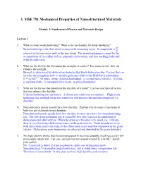 MSE 566 Homework Module 3 Solution