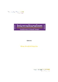Interculturalism: Exploring Critical Issues