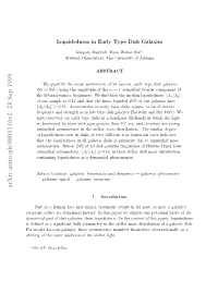 Lopsidedness in Early Type Disk Galaxies