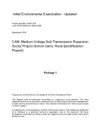 Medium-Voltage Sub-Transmission Expansion Sector Project: Package