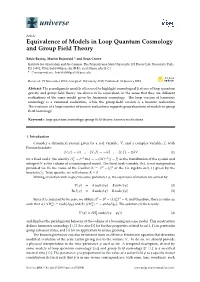 Equivalence of Models in Loop Quantum Cosmology and Group Field Theory