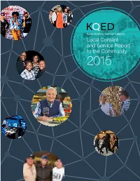 Local Content and Service Report to the Community