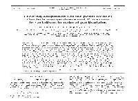 Pinctada Margaritifera and P. Maxima to Variations in Natural Particulates