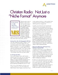 Christian Radio: Not Just a “Niche Format” Anymore
