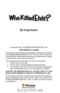 For Preview Only WHO KILLED ELVIS?