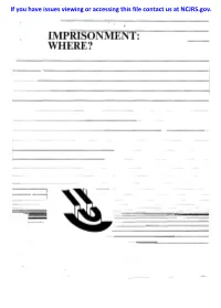 Imprisonment: Where?