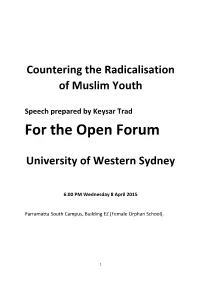 Speech by Keysar Trad (PDF, 243.82