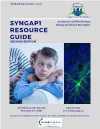 SYNGAP1 Resource Guide