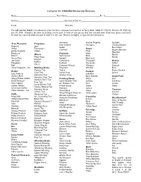 2020 HOAGBA Directory Listing.Pdf