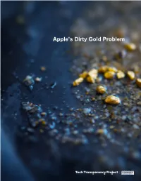 Apple's Dirty Gold Problem