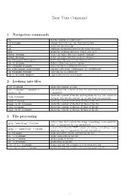 Basic Unix Command