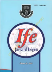 University of Ibadan Library List of Contributors
