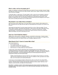 What Is Rabies and How Do People Get It? Why Should I Learn About Bats