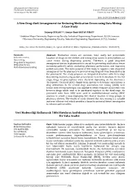 A New Drug-Shelf Arrangement for Reducing Medication Errors Using Data Mining: a Case Study