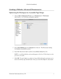 Advanced Dreamweaver