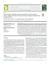 An Overview of Odoriferous Marine Seaweeds of the Dictyopteris