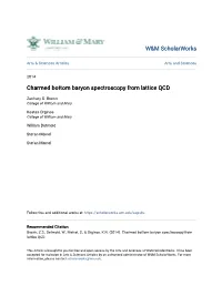 Charmed Bottom Baryon Spectroscopy from Lattice QCD