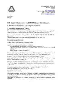 LAN Crypto Submission to the ECRYPT Stream Cipher Project