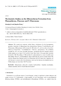 Mechanistic Studies on the Dibenzofuran Formation from Phenanthrene, Fluorene and 9–Fluorenone