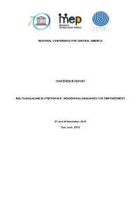 Multilingualism in Cyberspace: Indigenous Languages for Empowerment