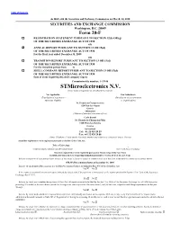 Stmicroelectronics N.V