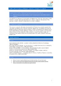 WJEC Unit 3: a Study of Religion - Option C: a Study of Judaism