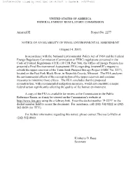 20070814-3028 Issued by FERC OSEC 08/14/2007 in Docket#: P-2277-000