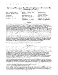 The Use of Swarming Unmanned Vehicles to Support Target