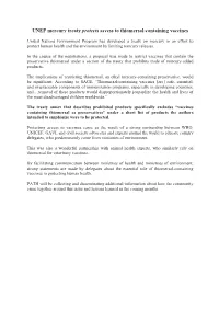 UNEP Mercury Treaty Protects Access to Thiomersal-Containing Vaccines