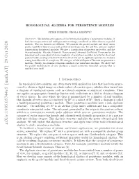 Homological Algebra for Persistence Modules